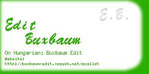 edit buxbaum business card